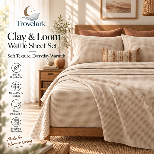 Clay & Loom Waffle Sheet Set