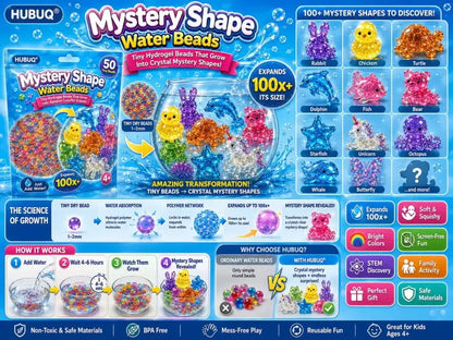 🔥 HUBUQ® ✨ Mystery Shape Water Beads
