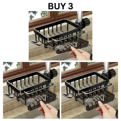 Last Day: 70% OFF! Faucet-Mounted Sink Organizer Rack
