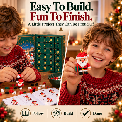🎅🔥LAST DAY 70% OFF ✨ Christmas Countdown Brick Building Advent Calendar For Families