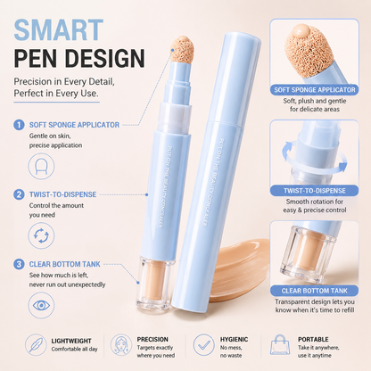 Final Day: 70% OFF | 2-in-1 Foundation & Concealer Pen