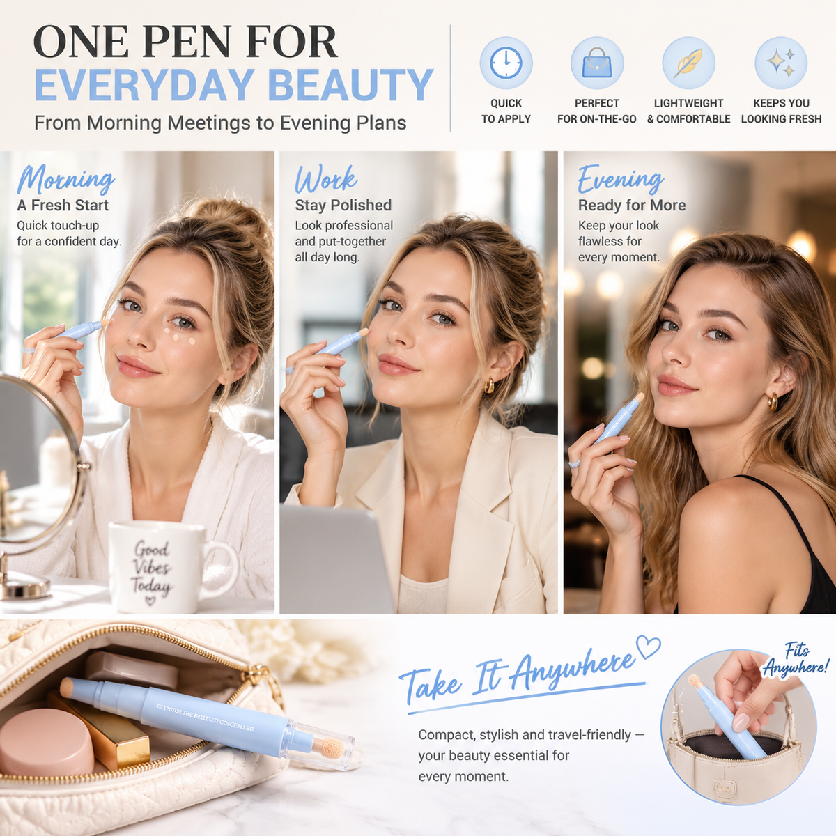 Final Day: 70% OFF | 2-in-1 Foundation & Concealer Pen
