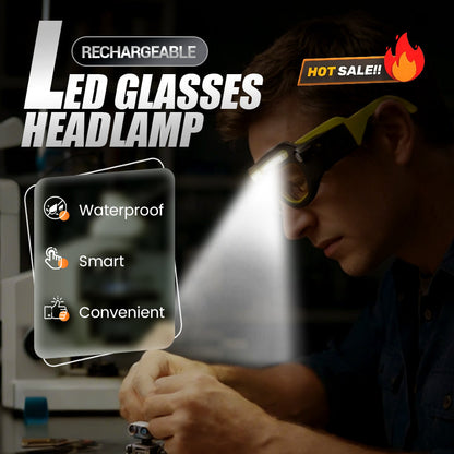 Final Day: 70% OFF | Hands-Free LED Light Glasses