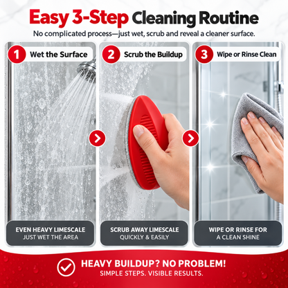 Last Day: 70% OFF Limescale Remover Bathroom Cleaning Brush