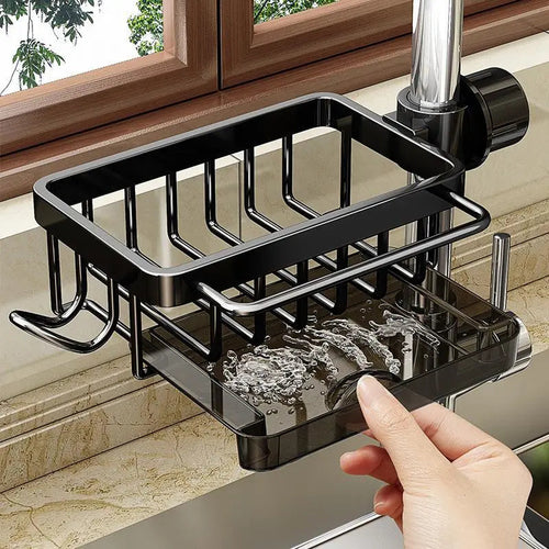 Last Day: 70% OFF! Faucet-Mounted Sink Organizer Rack