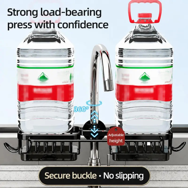 Last Day: 70% OFF! Faucet-Mounted Sink Organizer Rack
