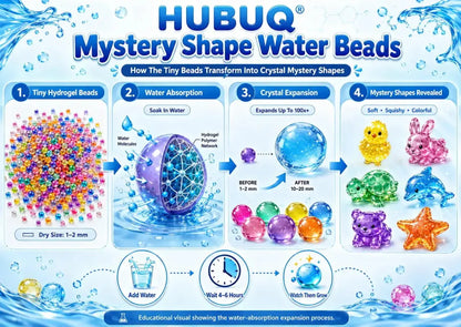 🔥 HUBUQ® ✨ Mystery Shape Water Beads