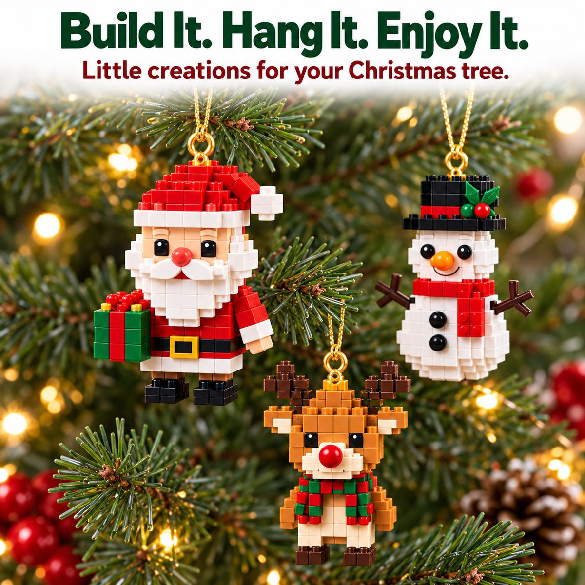 🎅🔥LAST DAY 70% OFF ✨ Christmas Countdown Brick Building Advent Calendar For Families