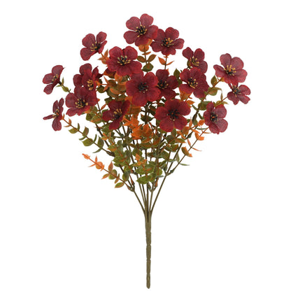 💥Hot Sale 70% Off 🍂 Autumn Violet Silk Flower Bouquet — 12 Pieces