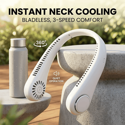 🔥Last Day 49% OFF🔥🍃 Portable Bladeless Neck Fan