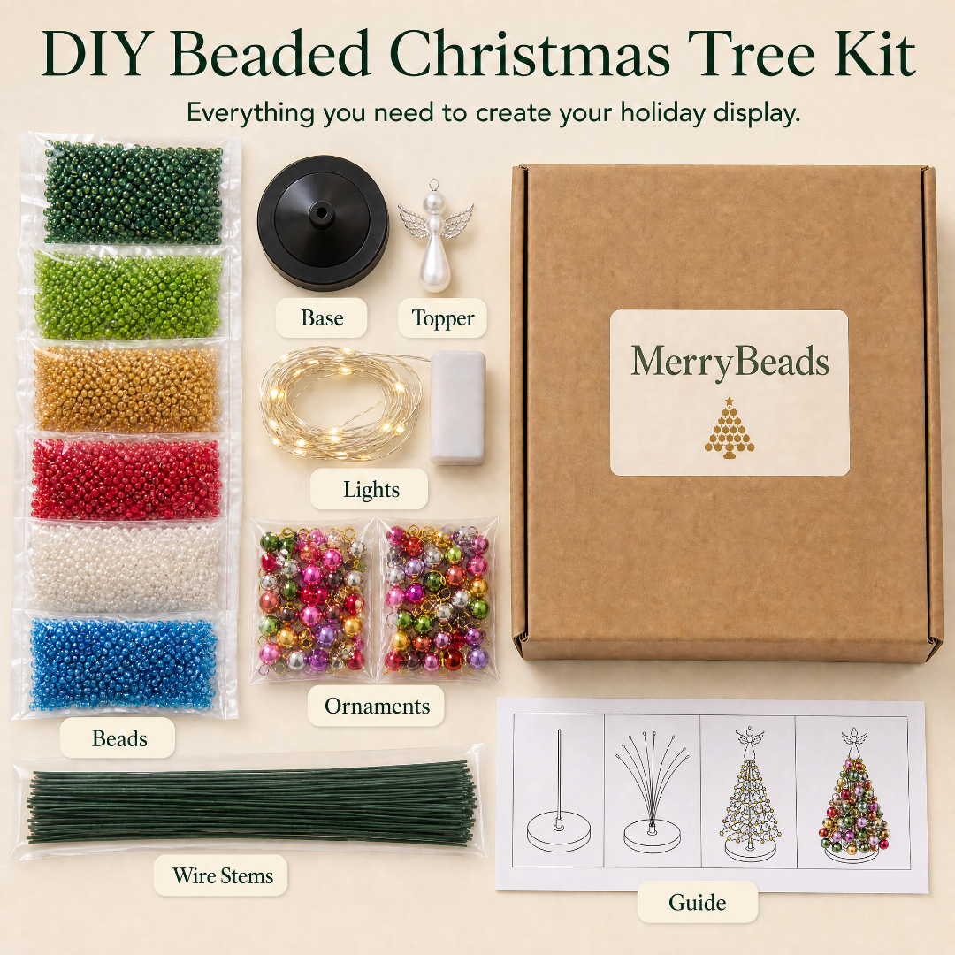 ✨70% Off for Christmas 🎄 Beaded Christmas Tree Kit