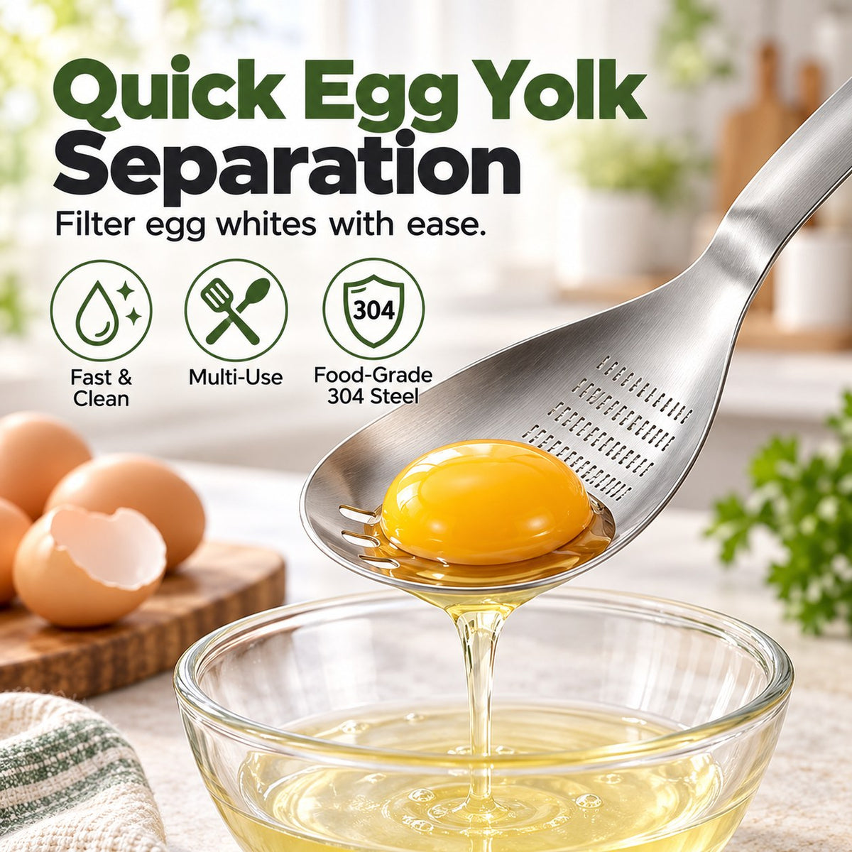 Last Day: 70% OFF! 5-in-1 Stainless Steel Multifunction Cooking Spoon