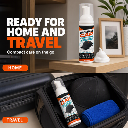 Last Day 49% OFF🔥 | Cap Foam Cleaner – No Rinse, No Sweat Stains